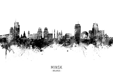 Minsk Skyline Belarus