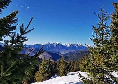 Bucegi Mountains panorama