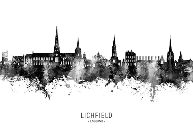 Lichfield Skyline England
