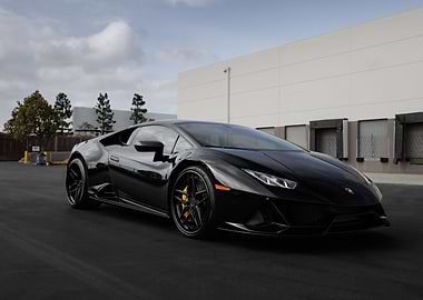 Black Lamborghini