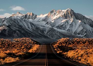 Snow mountain travel