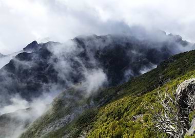 Madeira Mountains Clouds