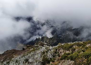 Madeira Mountains Clouds