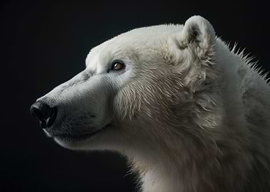 Polas Bear Portrait Dark