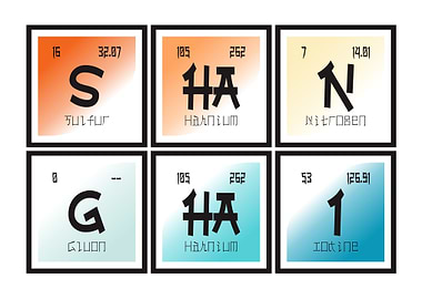Shanghai Periodic Table
