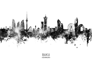 Baku Skyline Azerbaijan
