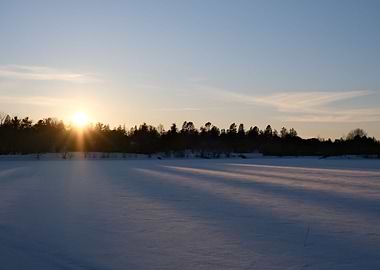 Sunstet on ice
