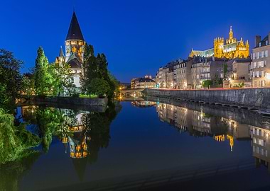 Metz Temple Neuf France