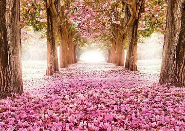 Trees with Blossom Sakura