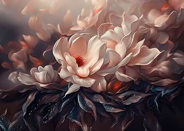 Magnolia flowers
