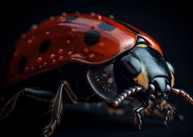 Ladybug Portrait Dark