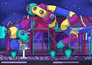 McDonalds Playground slide