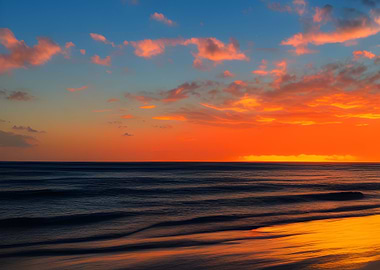 Sunset at the Sea Beach