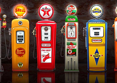 Vintage Gas Pumps