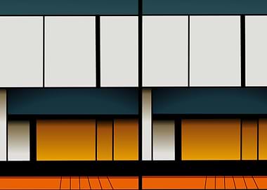 abstract building art