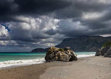 Seascape on a Greek Island