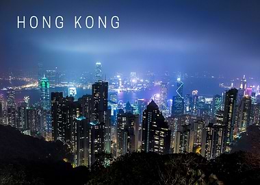 Hong Kong Island Skyline