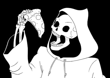 Pizza Skeleton