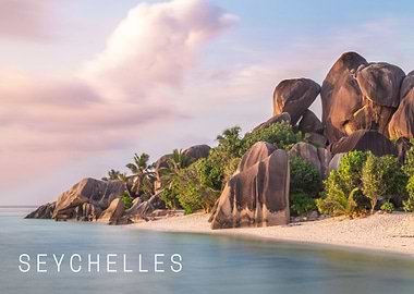 Seychelles La Digue Sunset