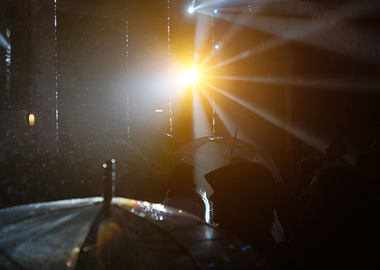 Light through the rain