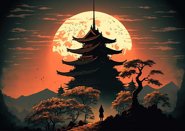 Japanese pagoda