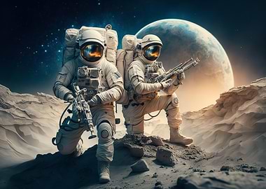 Astronaut Invasion Defend