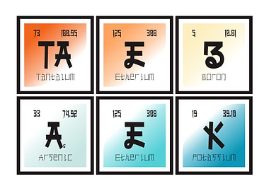 Taebaek Periodic Table