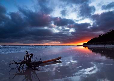 Sunrise Over The Sea