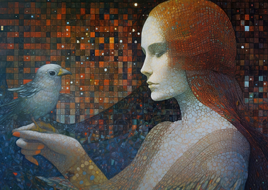 Mosaic Pointillism Art 2