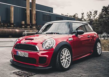 Red Mini Cooper