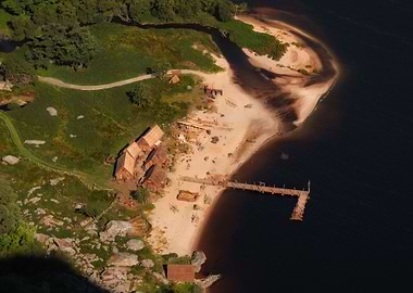 Above filming location