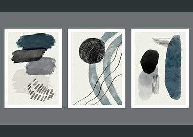 Abstract Watercolor Shapes