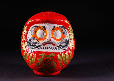 An old daruma doll