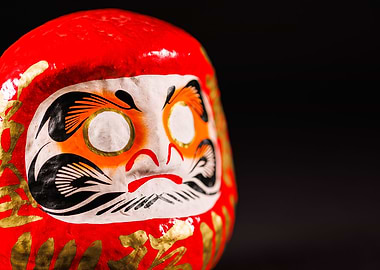 An old daruma doll