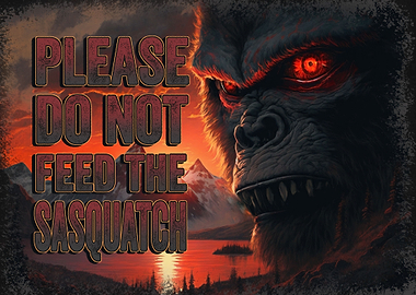 Dont Feed The Sasquatch