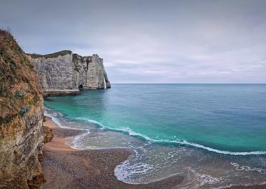 Etretat beach