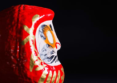 An old daruma doll