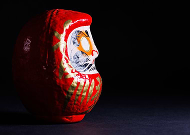 An old daruma doll