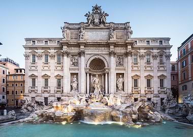 Trevi fountain Rome Italy