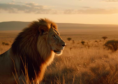 Lion Wildlife Photograph
