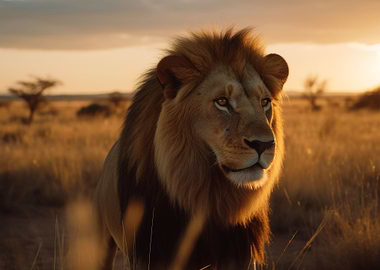 Lion Wildlife Photograph