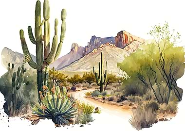 Desert Watercolor