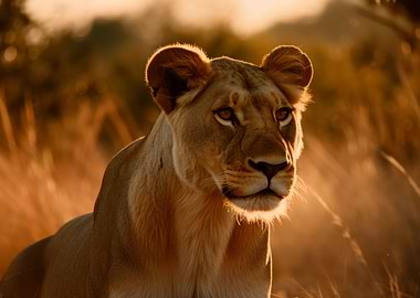 Lioness Wildlife Photo