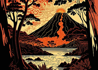 Volcano Landscape
