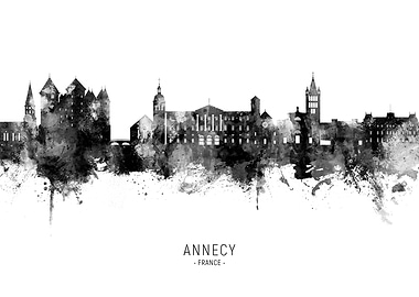 Annecy Skyline France