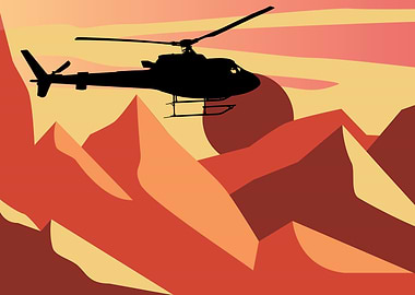 Military Helicopter Flight