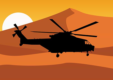 Flight in the Sahara