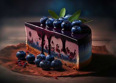 blueberry cake