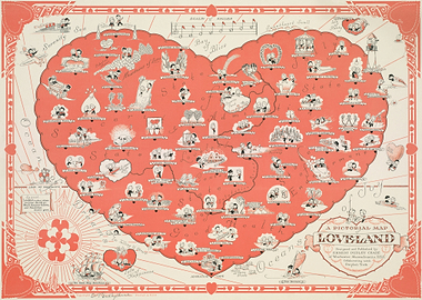 Pictorial map of loveland
