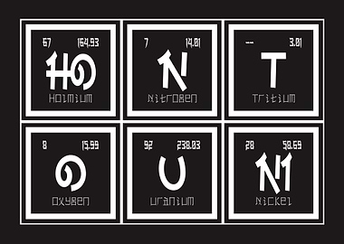Hontouni Periodic Table